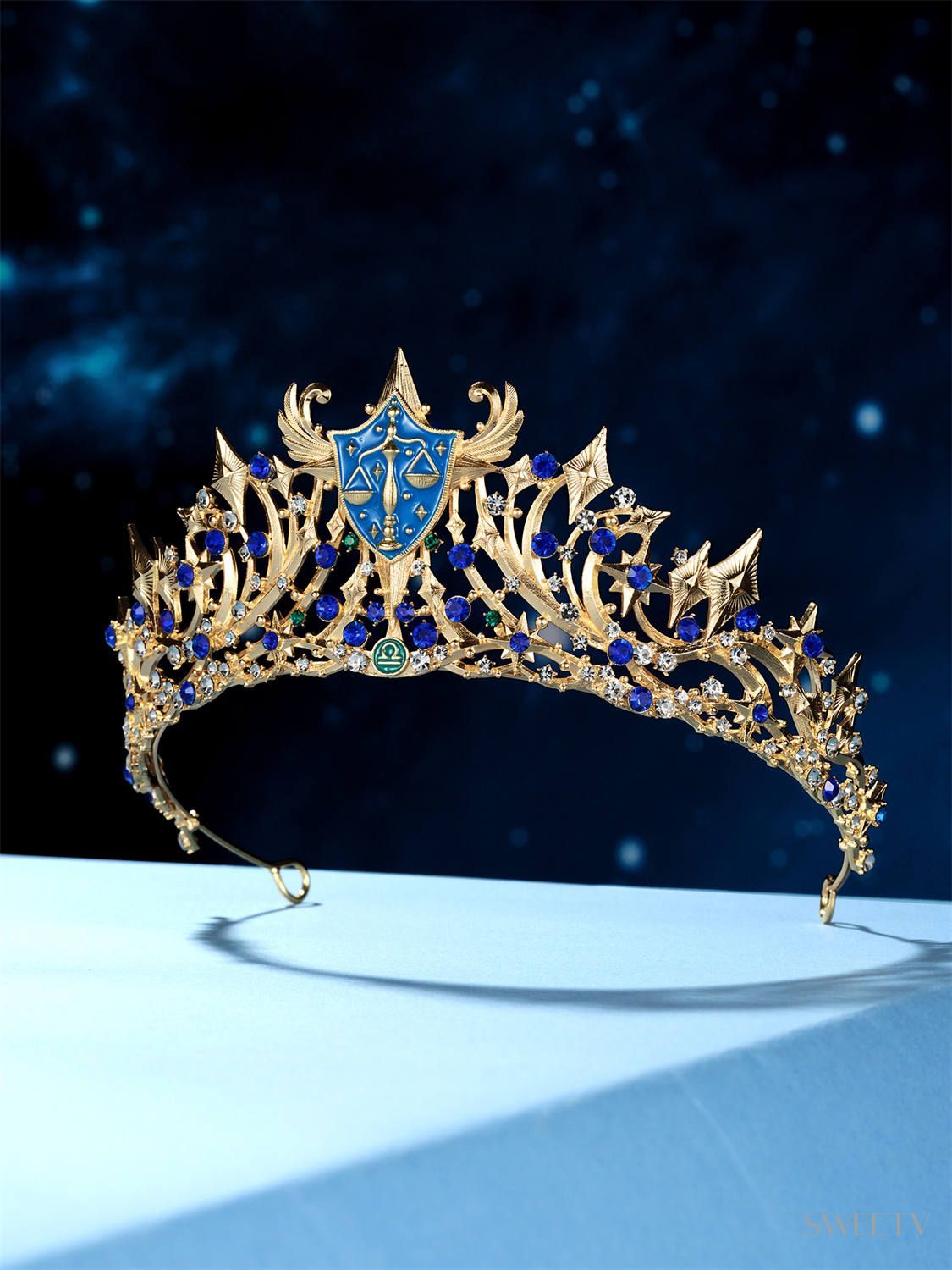 SV Libra Zodiac Tiara