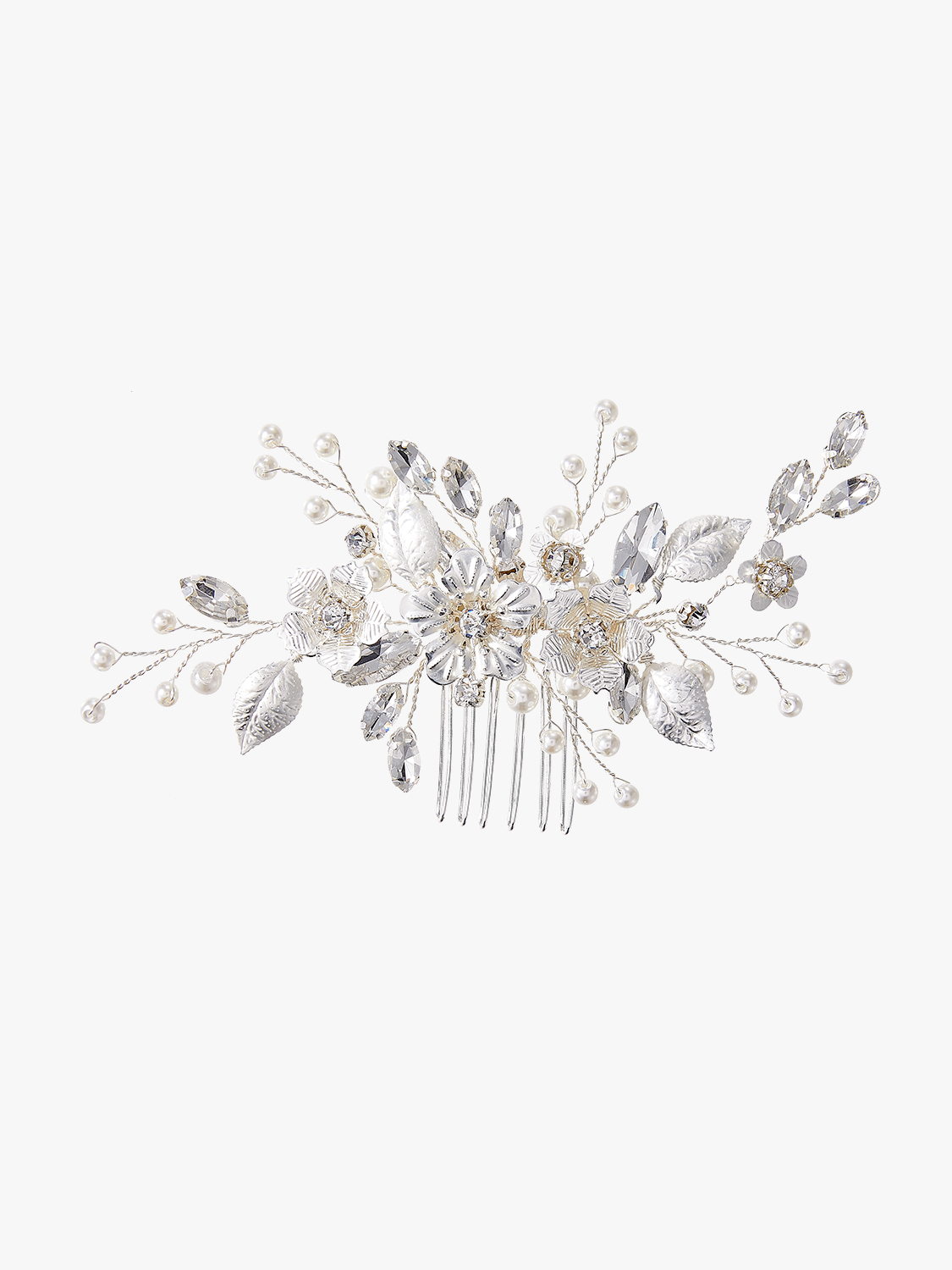 SV Silver Bridal Hair Comb SV Silver Bridal Hair Comb