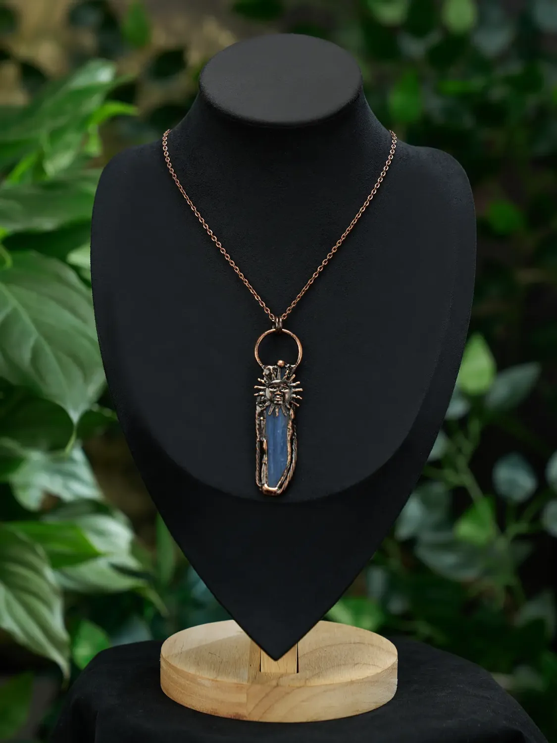 SV Rustic Sun God Kyanite Necklace