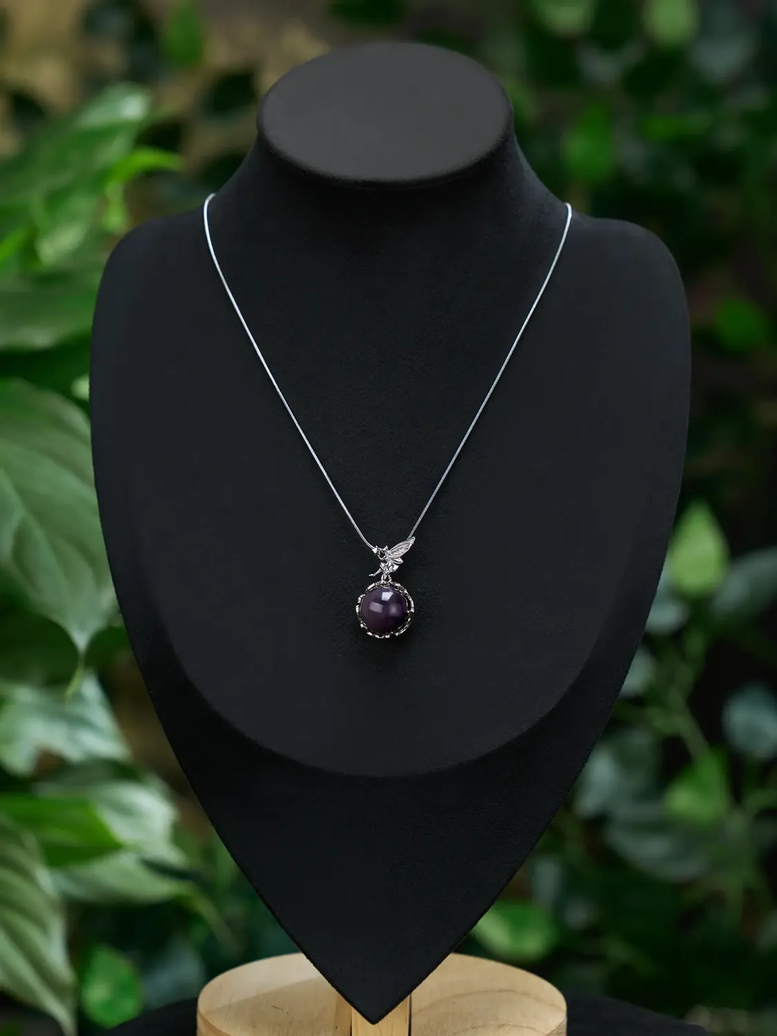 SV Enchanted Fairy Orb Pendant Necklace
