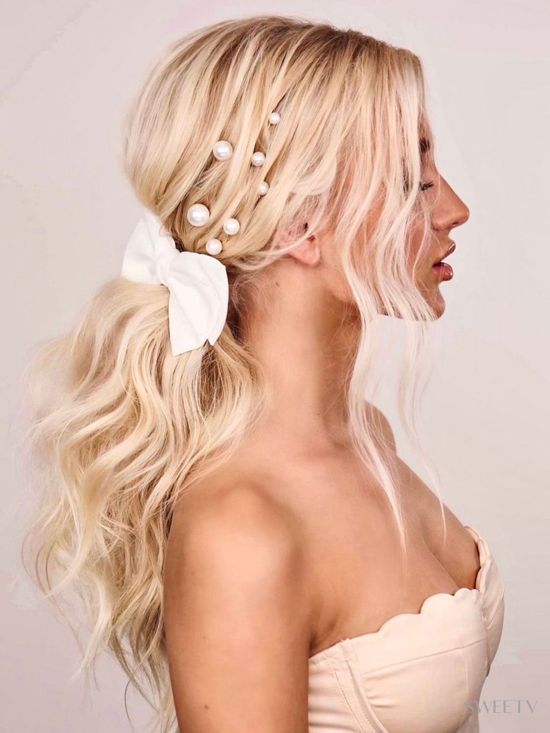SV 18Pcs Pearl Wedding Hair Pins-Hair Combs & Pins | SWEETV display picture 1