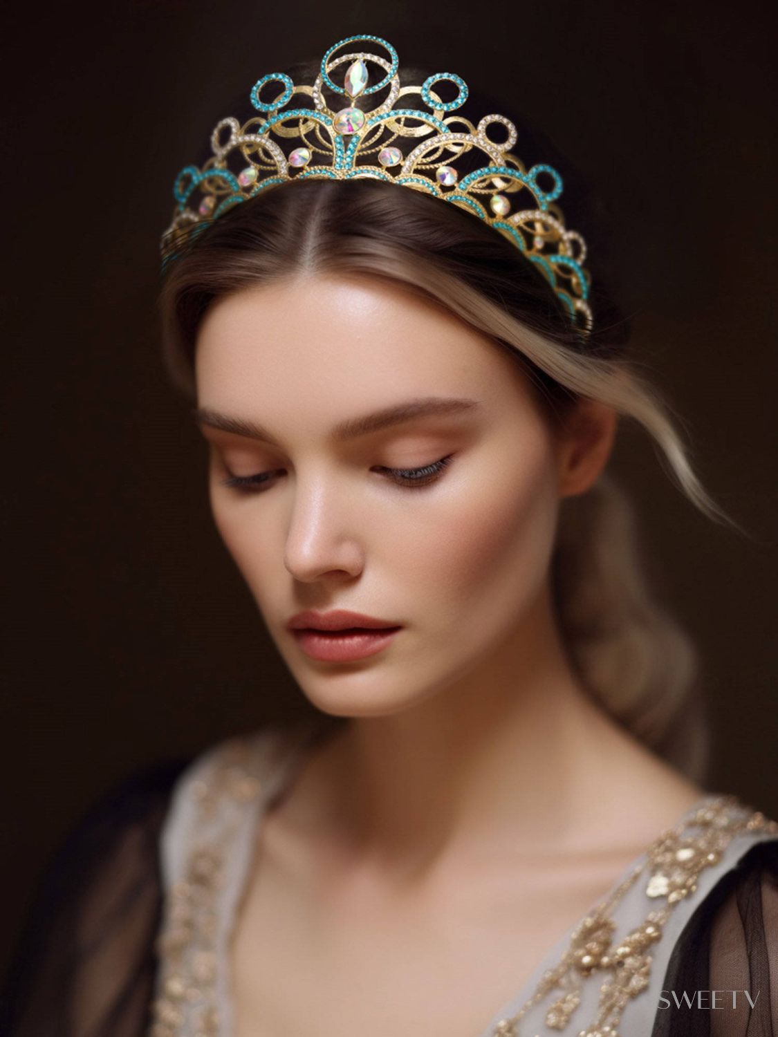 SV Tarot Crown II-The World-Crowns & Tiaras | SWEETV