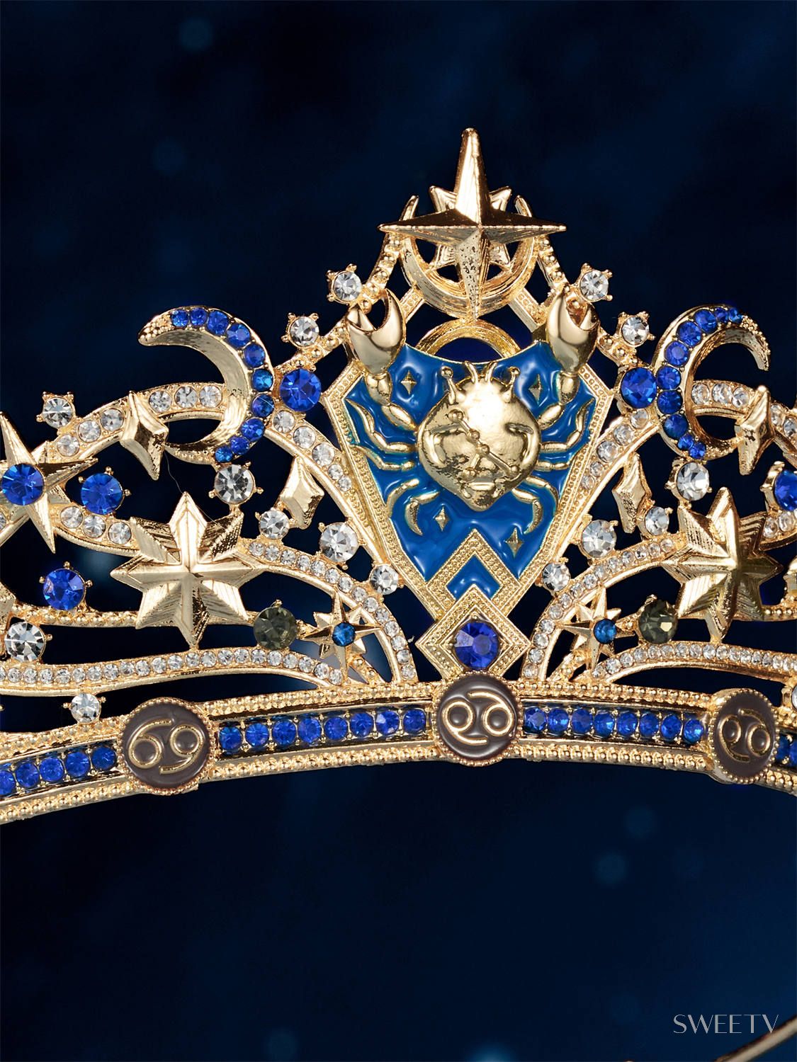 SV Cancer Zodiac Tiara-Crowns & Tiaras | SWEETV