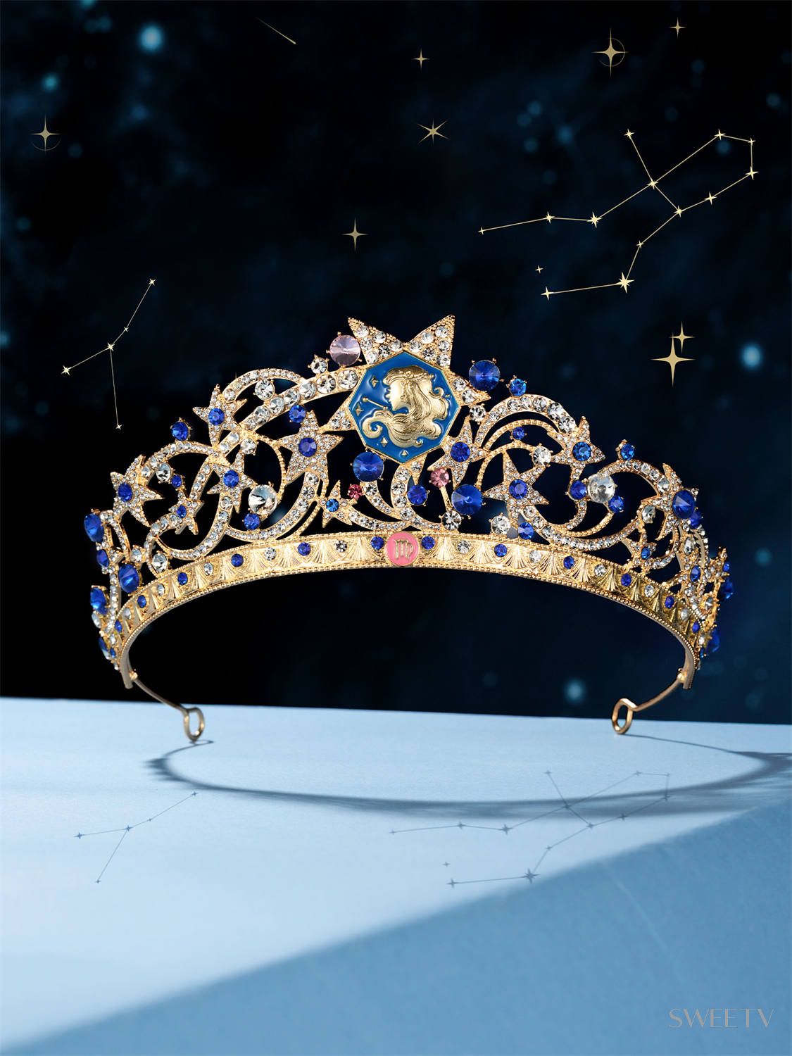 SV Virgo Zodiac Tiara-Crowns & Tiaras | SWEETV