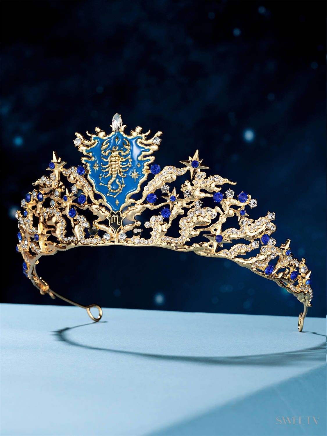 SV Scorpio Zodiac Tiara-Crowns & Tiaras | SWEETV