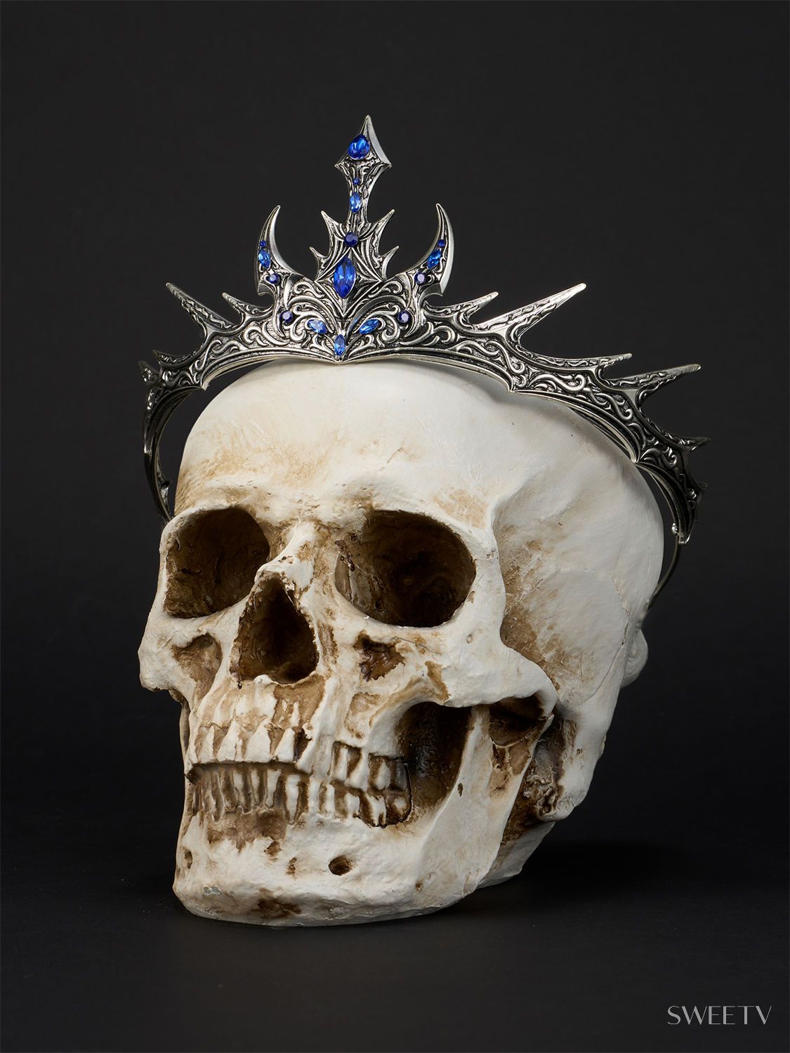 SV Sapphire Poseidon Costume Tiara-Crowns & Tiaras | SWEETV