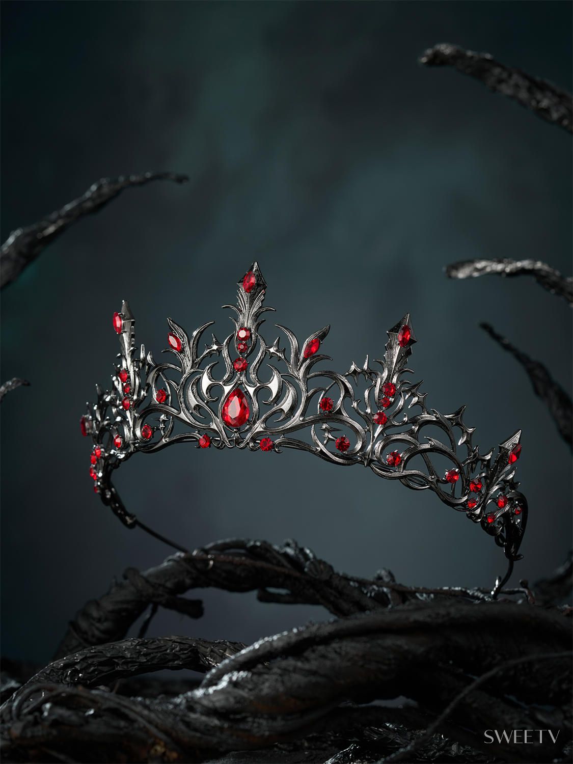 SV Midnight Vine Halloween Tiara-Crowns & Tiaras | SWEETV