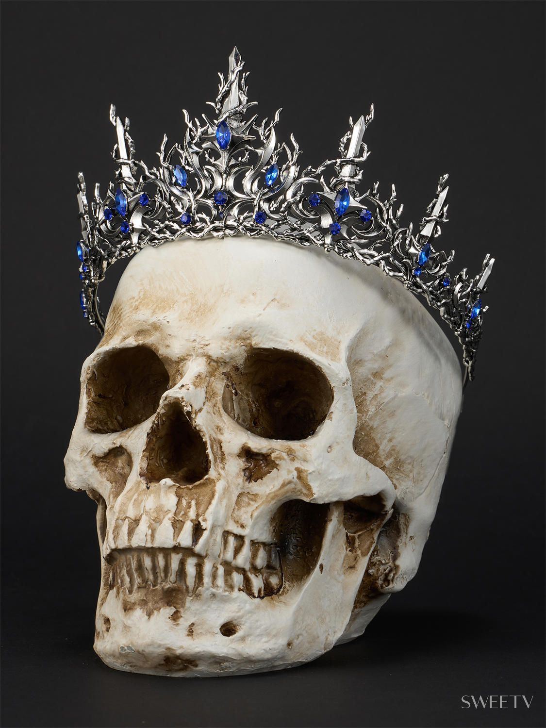SV Sapphire Thorn Halloween Tiara-Crowns & Tiaras | SWEETV