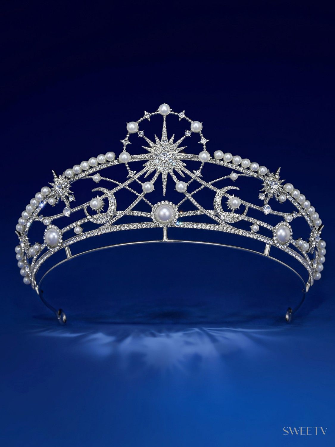 SV Chloe Wedding Tiara-Crowns & Tiaras | SWEETV