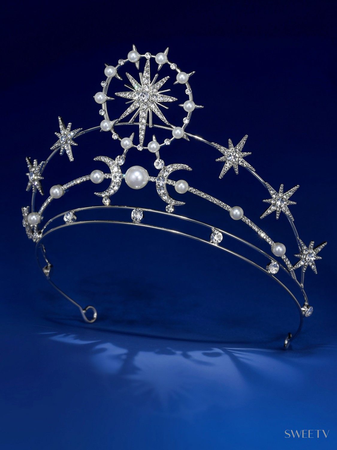 SV Hannah Wedding Tiara-Crowns & Tiaras | SWEETV