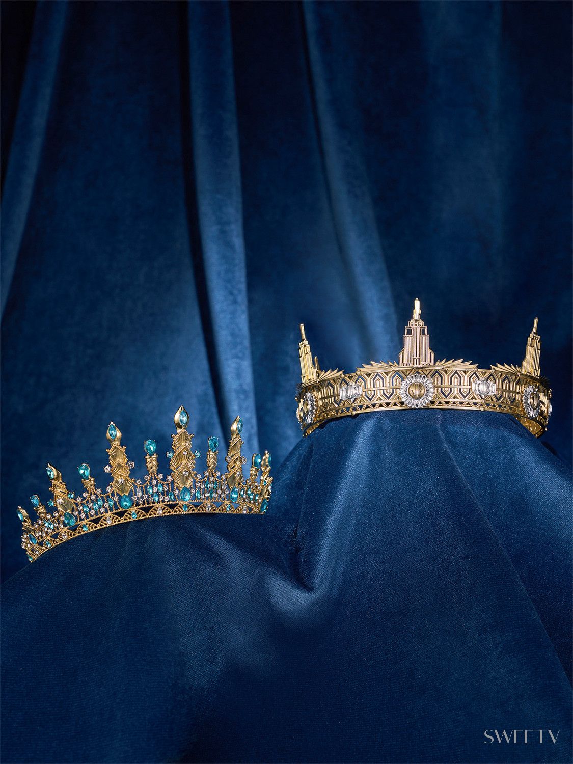 SV Jazz Glory Couple Crowns-Crowns & Tiaras | SWEETV