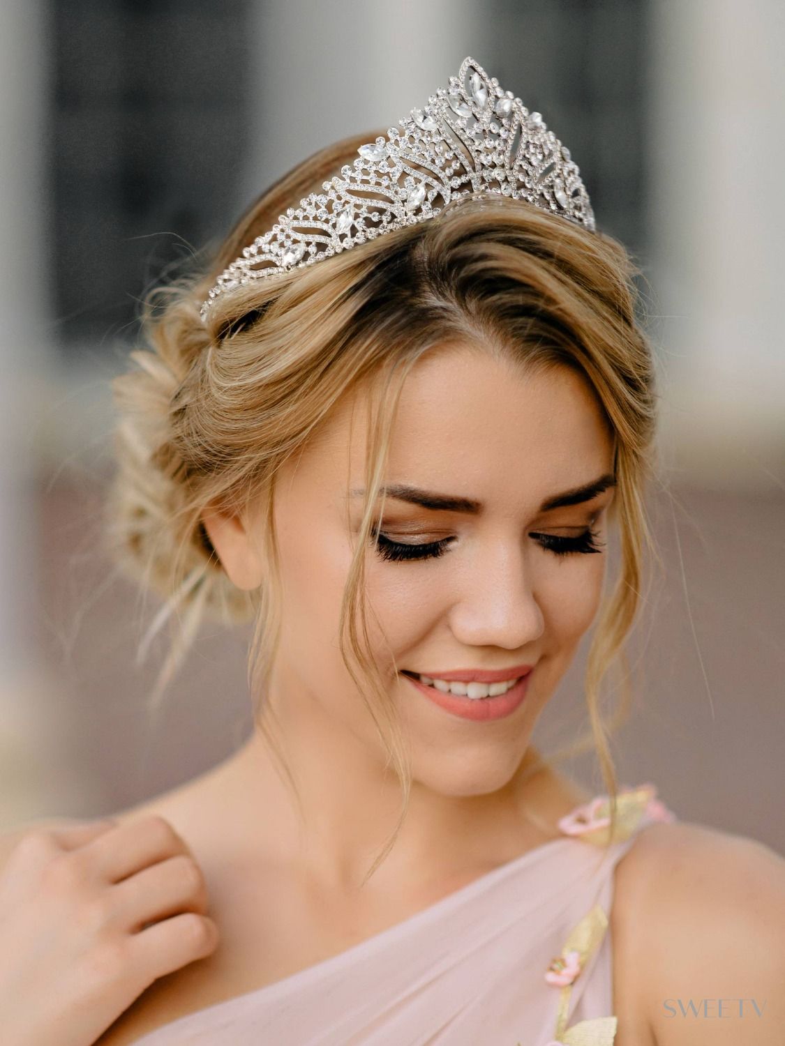 SV Anastasia Crystal Tiara-Crowns & Tiaras | SWEETV