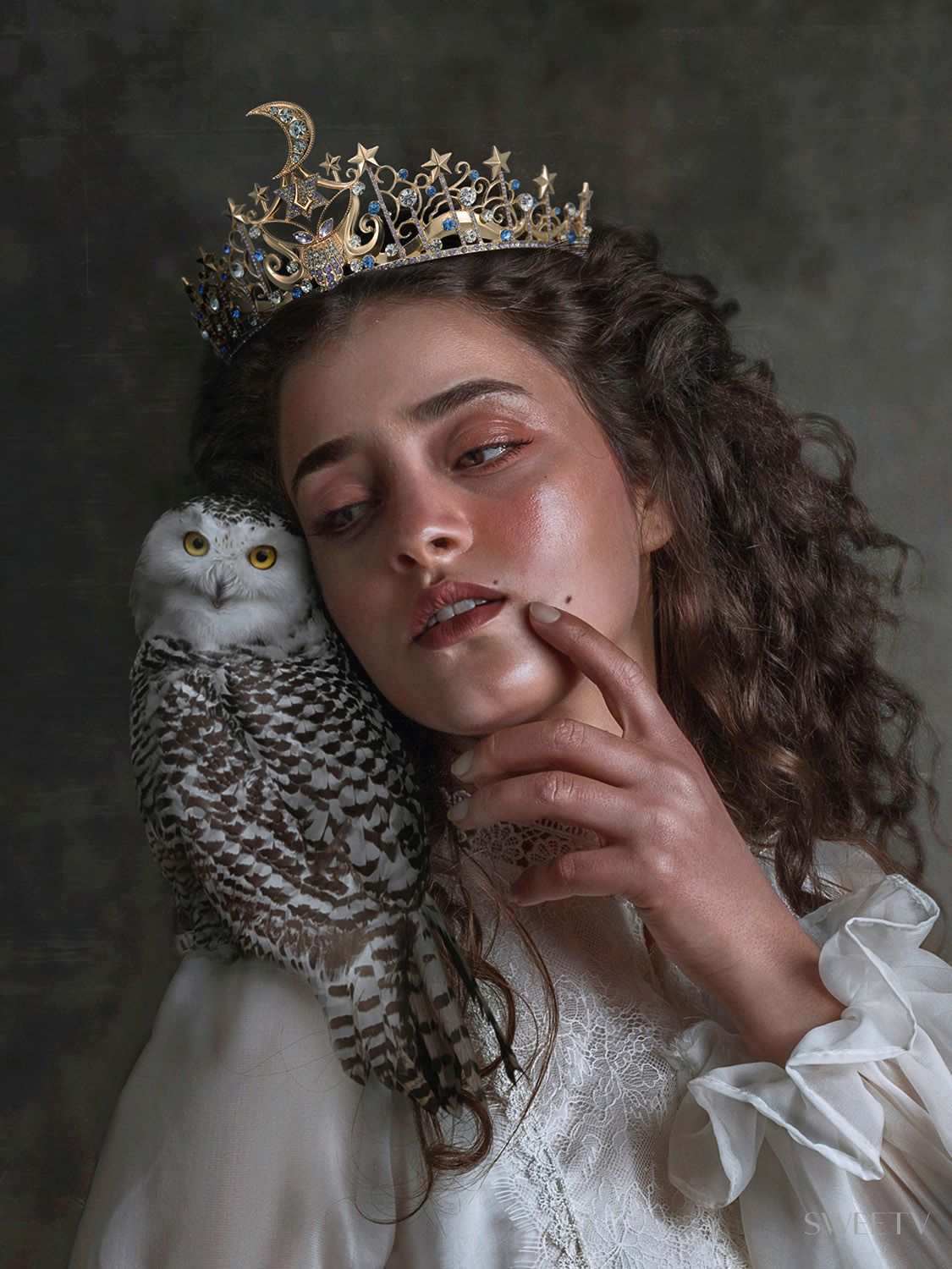 SV Tarot Crown I-The High Priestess-Crowns & Tiaras | SWEETV