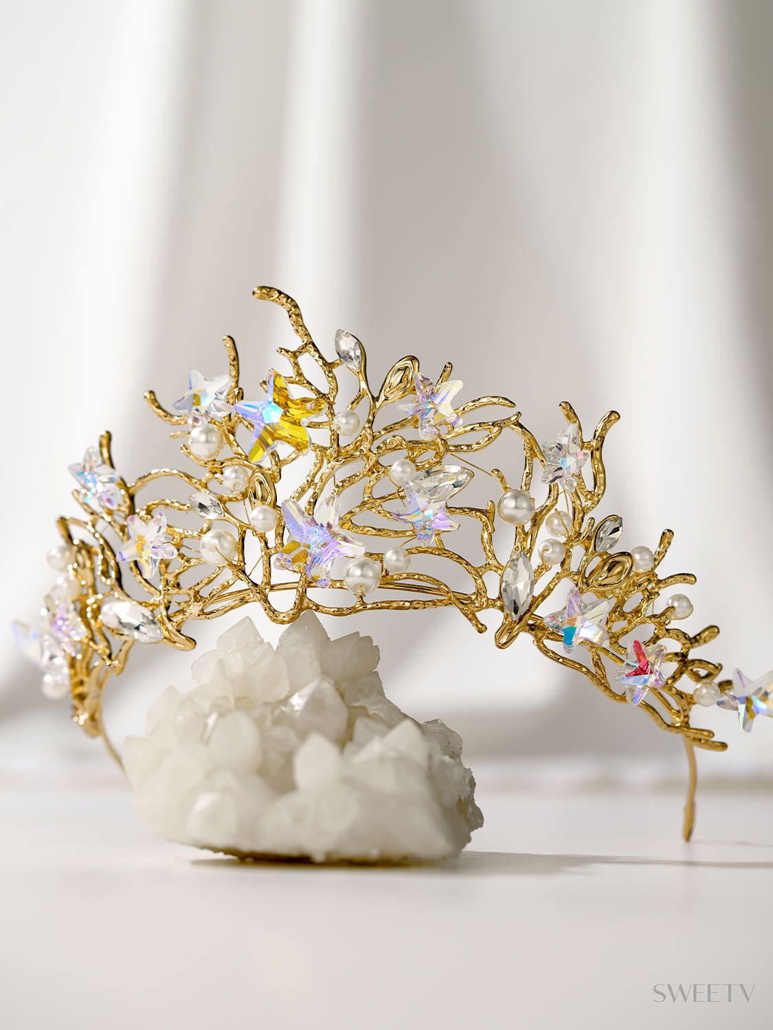 SV Zora Mermaid Kids Tiara-Crowns & Tiaras | SWEETV