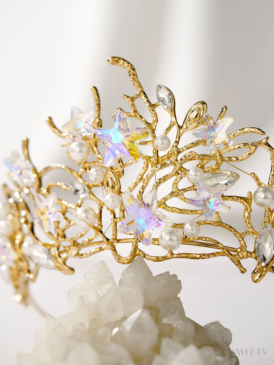 SV Zora Mermaid Kids Tiara-Crowns & Tiaras | SWEETV