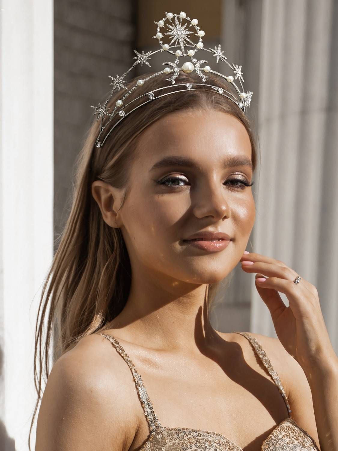 SV Hannah Wedding Tiara-Crowns & Tiaras | SWEETV