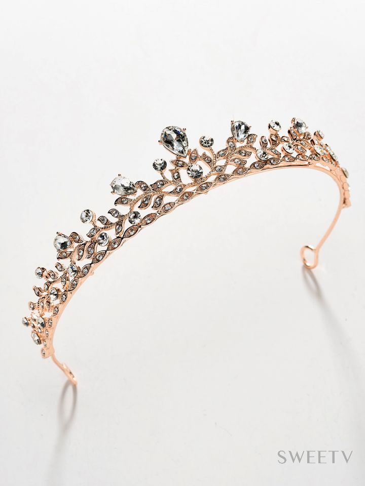 SV Elizabeth Wedding Tiara $18.99 Wedding Crowns- SWEETV