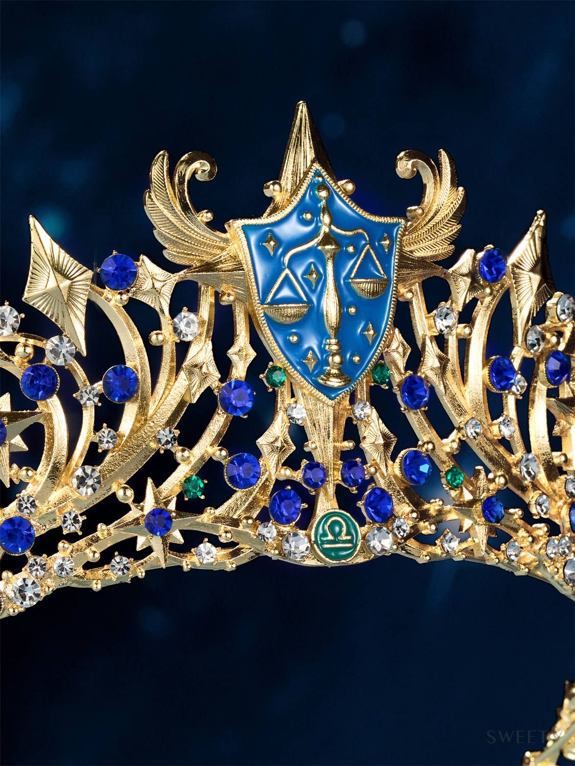 SV Libra Zodiac Tiara