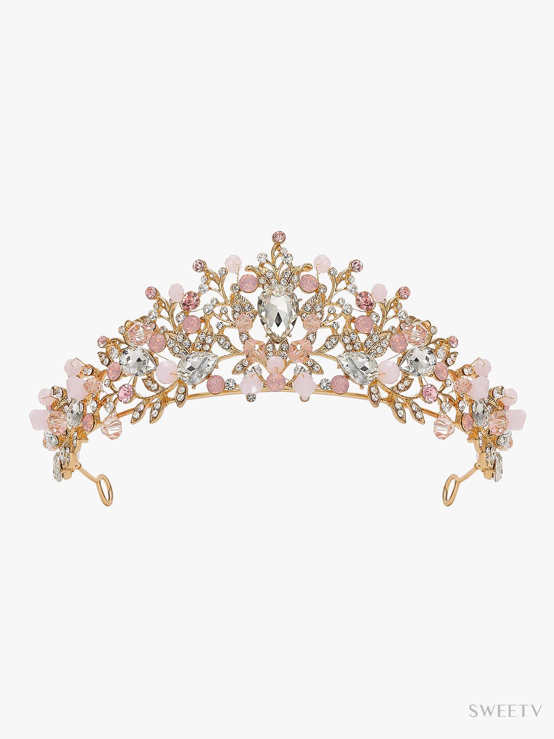 SV Eliana Wedding Tiara $21.99 Wedding Crowns- SWEETV