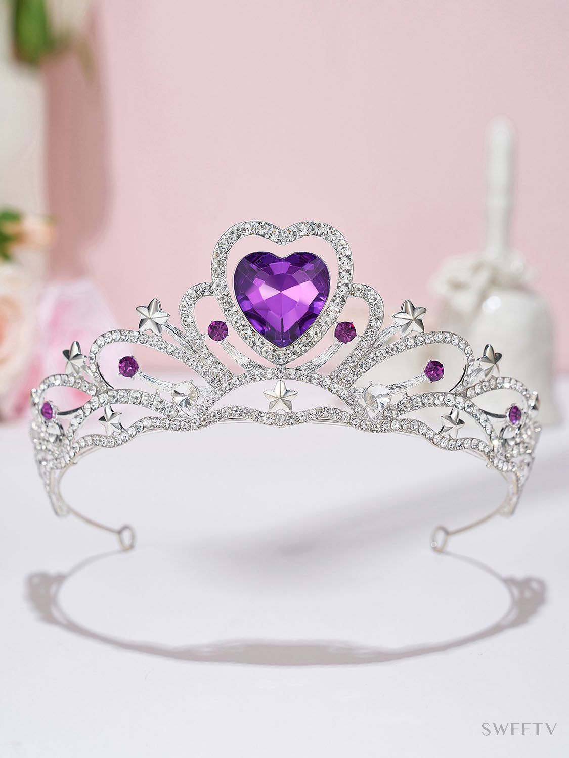 SV Zoey Birthstone Tiara-Crowns & Tiaras | SWEETV