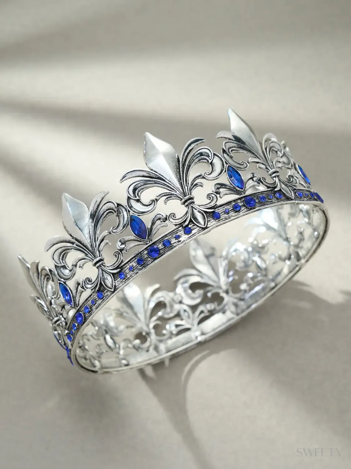 SV Sapphire Charles King Crown-Crowns & Tiaras | SWEETV