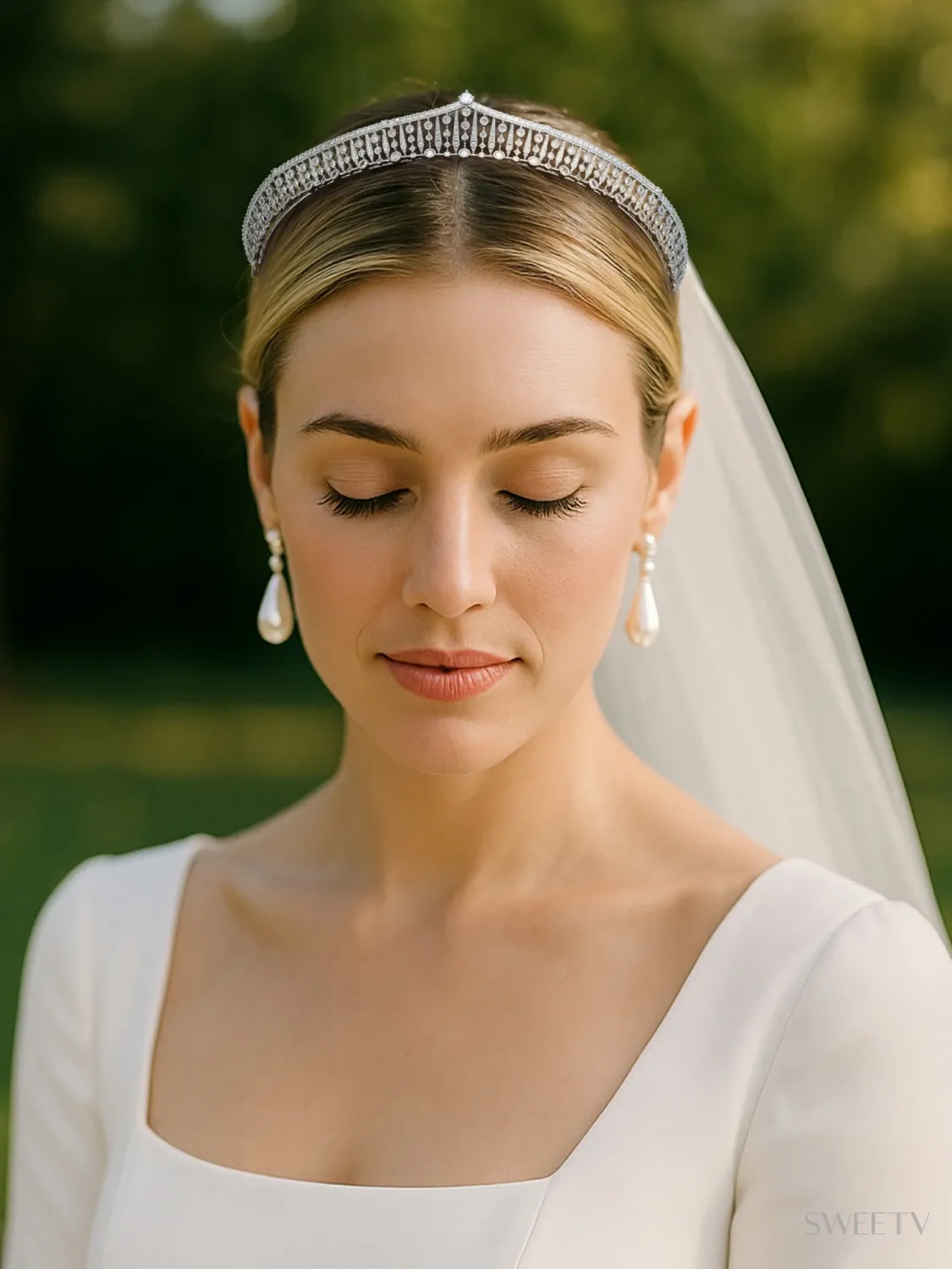 SV Grace Cubic Zirconia Tiara