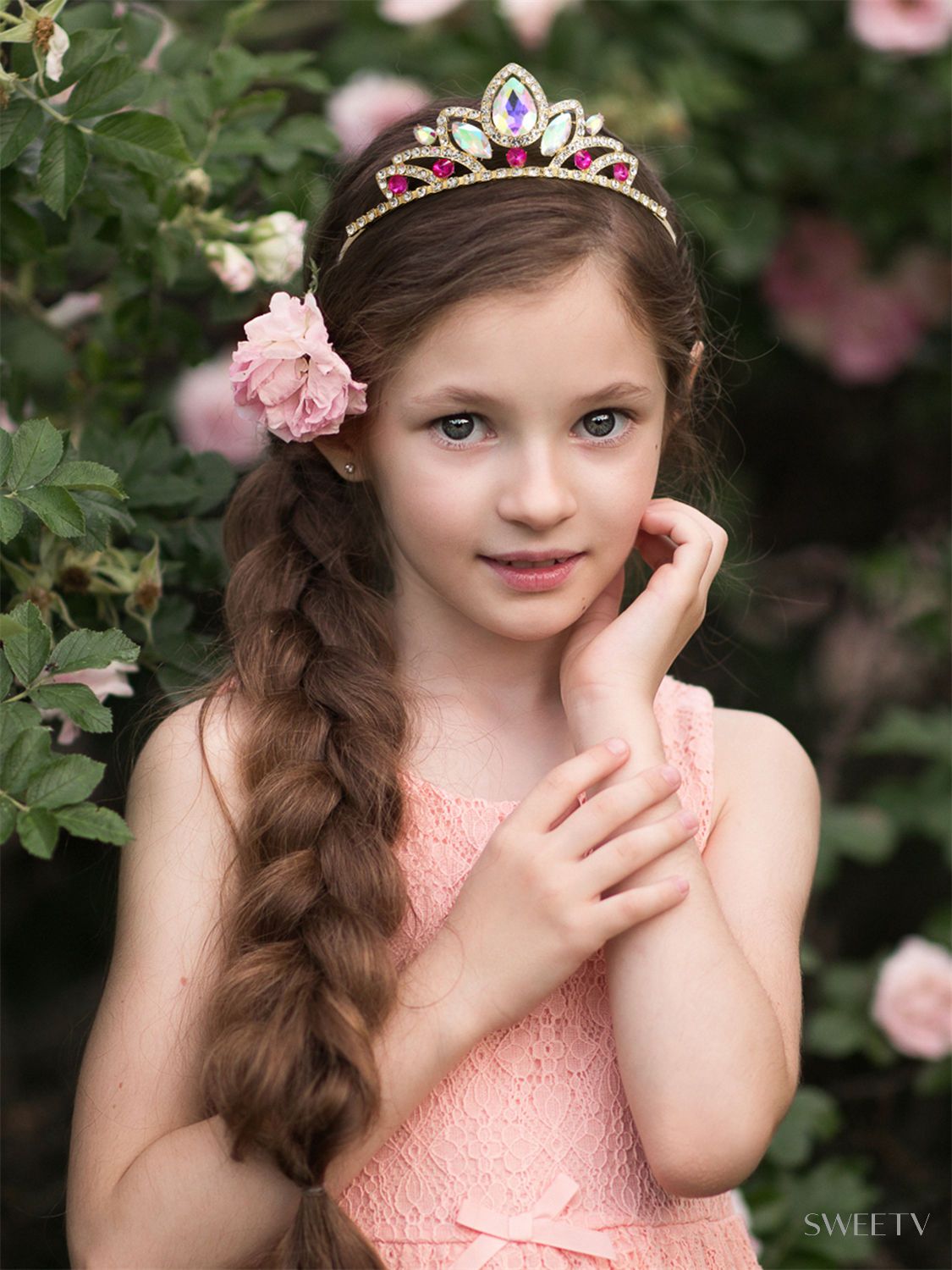 SV Repunzel Kids Tiara-Crowns & Tiaras | SWEETV