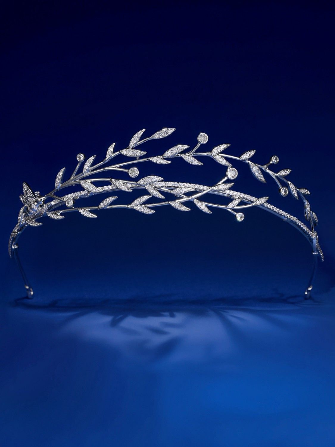 SV Isla Laurel Vine Zircon Tiara-Crowns & Tiaras | SWEETV